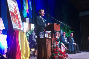 ESAÚ PÉREZ INICIA CON SU PREGÓN LA FERIA DE ALCALÁ DE GUADAÍRA 2018