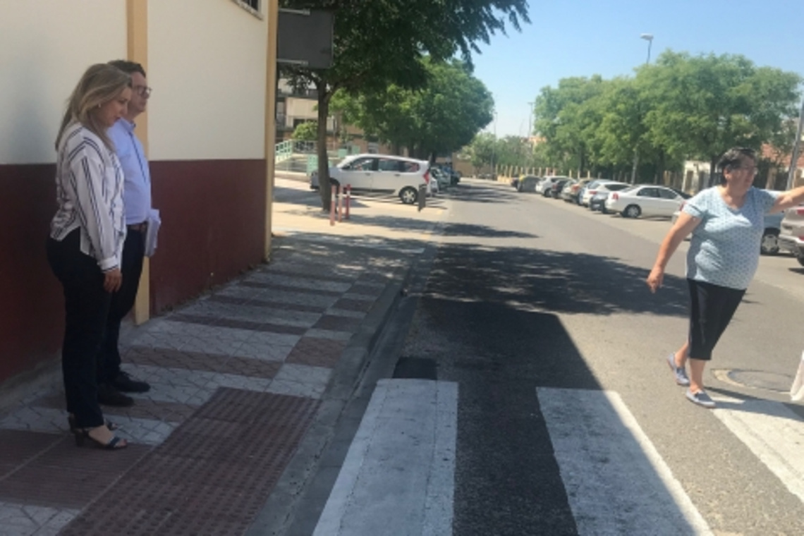 ALCALÁ ADAPTA SUS PASOS DE PEATONES  A LA NORMATIVA DE ACCESIBILIDAD