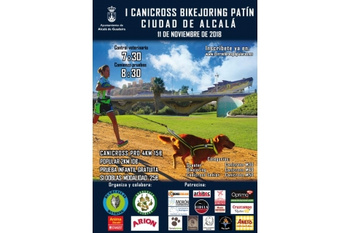 I CANICROSS  BIKEJORING PATÍN CIUDAD DE ALCALÁ, EL 11 DE NOVIEMBRE EN EL PARQUE DEL PUENTE DEL DRAGÓN