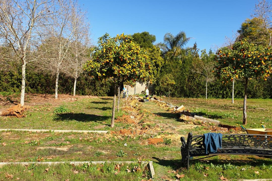 Comienzan las obras para la recuperación del parque de la calle Noria, en el distrito este de Alcalá