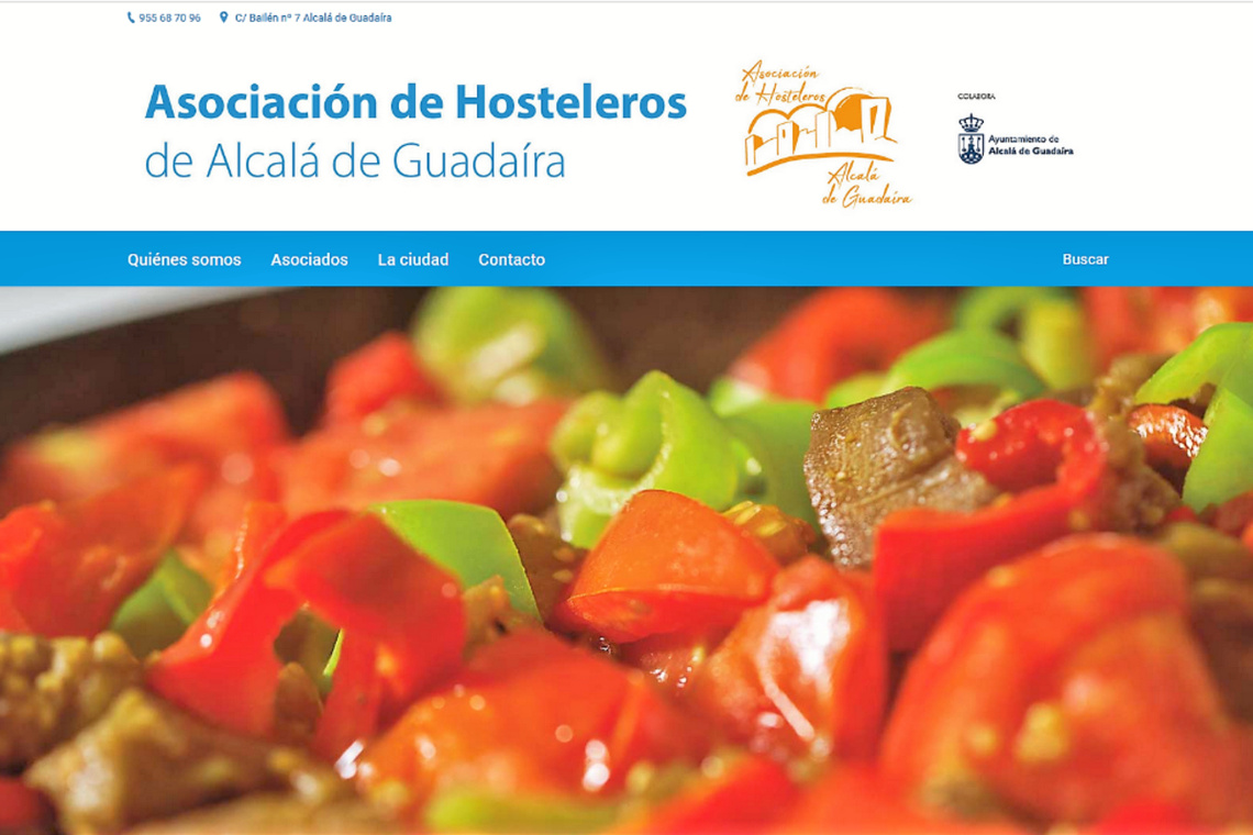 Colaboración del Ayuntamiento con la Asociación de hosteleros para la puesta en servicio de su nueva web