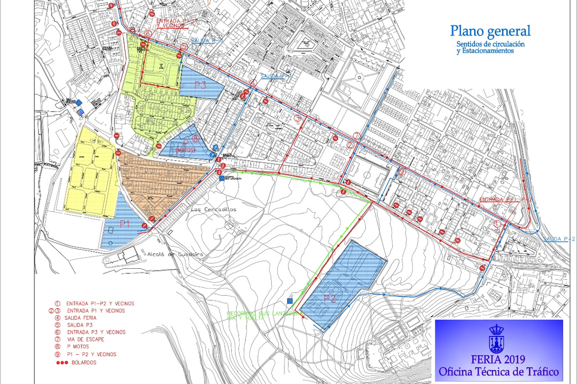 Pases aparcamiento P1 Feria 2019