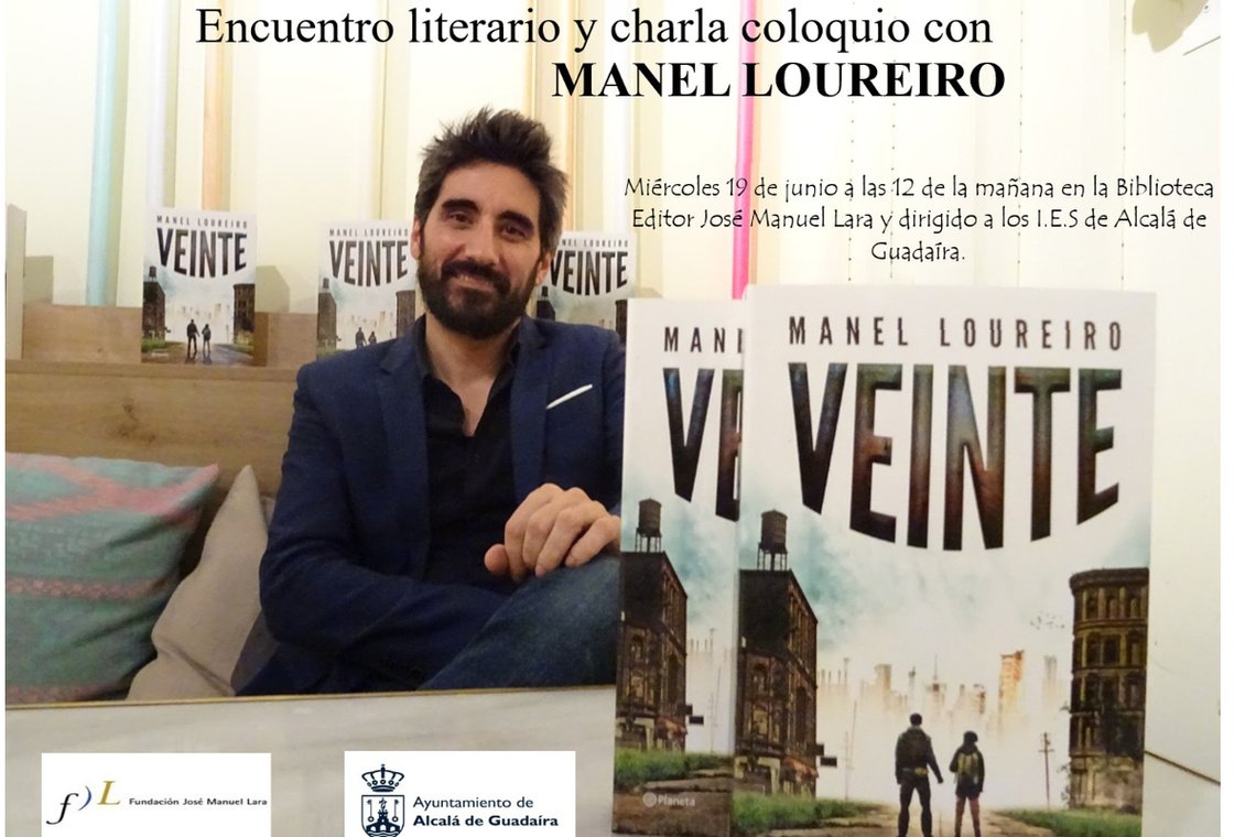 La Biblioteca finaliza el curso escolar organizando un encuentro literario con Loureiro, autor de novelas de gran éxito de ventas
