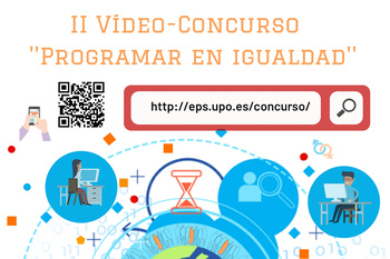 Colaboración con la UPO para promocionar la participación en el II Vídeo-Concurso “Programar en Igualdad”