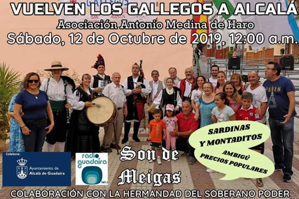 Gaitas gallegas en Alcalá de  Guadaíra  por el 12 de octubre