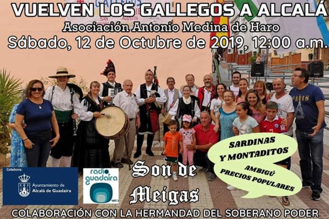 Gaitas gallegas en Alcalá de Guadaíra por el 12 de octubre