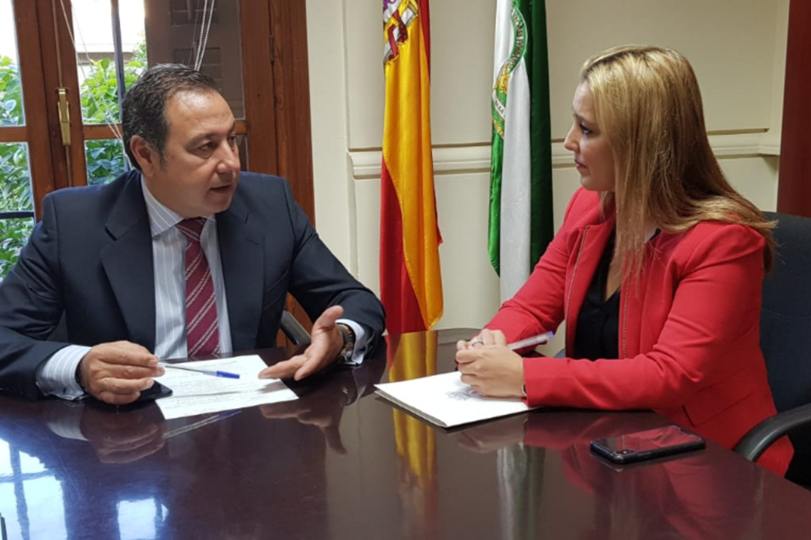 La alcaldesa de Alcalá traslada a la Junta la necesidad de dar prioridad a las actuaciones en materia de educación en la ciudad