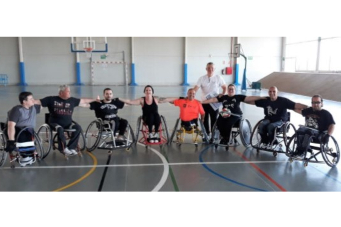 El rugby en silla de ruedas llega a Alcalá