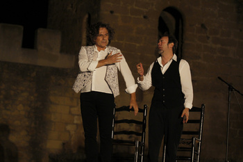 El bailaor Javier Barón abrió en el Castillo de Alcalá la programación municipal de verano Noctaíra 2020
