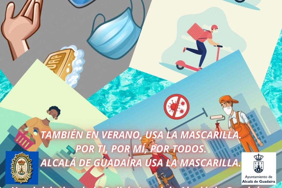 ‘El coronavirus no entiende de estaciones’, campaña para concienciar sobre el uso de la mascarilla en verano