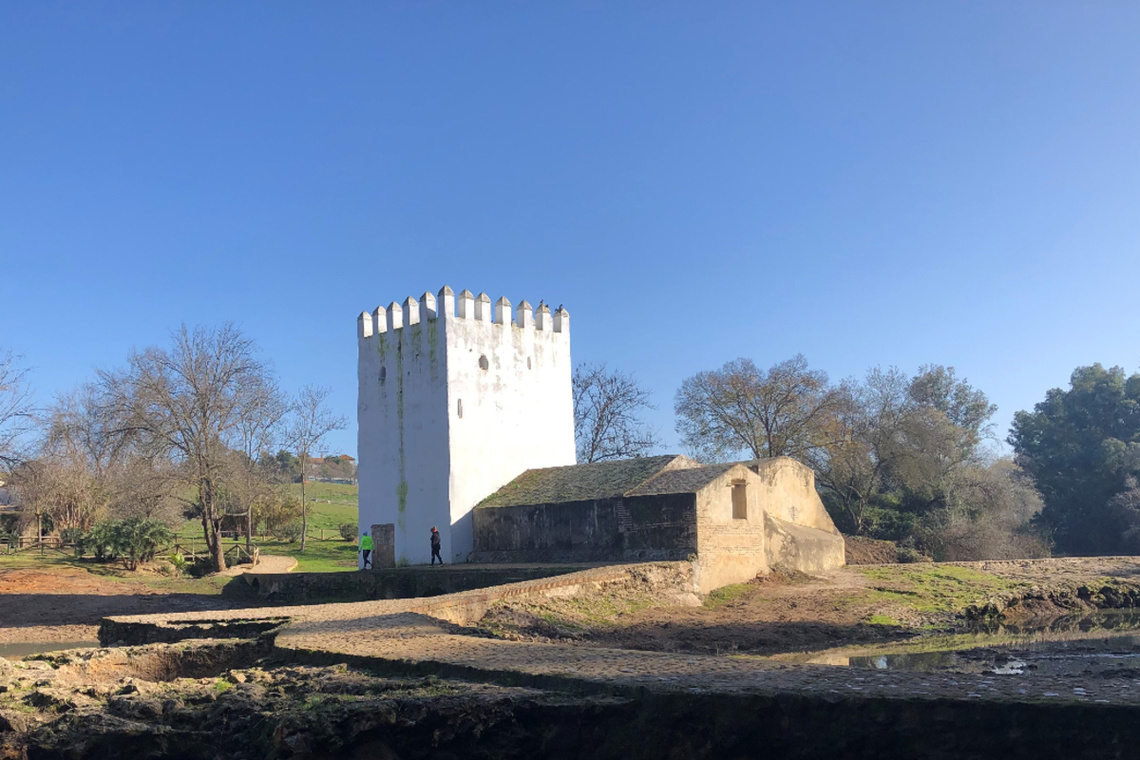 Prosiguen las mejoras en el Monumento Natural de Alcalá con la restauración del entorno del Molino de la Aceña