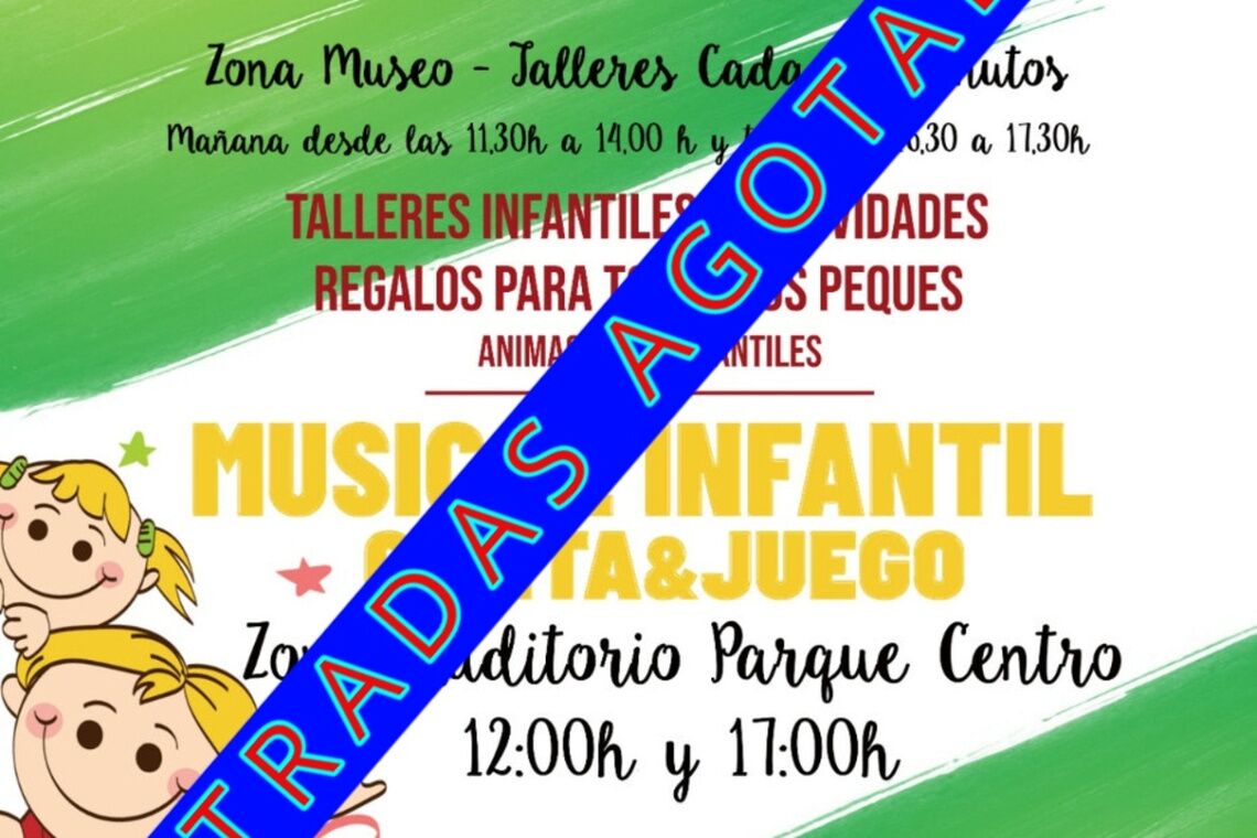 La fiesta infantil del Parque Centro con motivo del Día de Andalucía tendrá una segunda edición para atender todas las peticiones