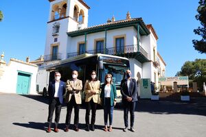 La línea de autobús Alcalá-Sevilla incorpora el primer vehículo de gas comprimido a su flota