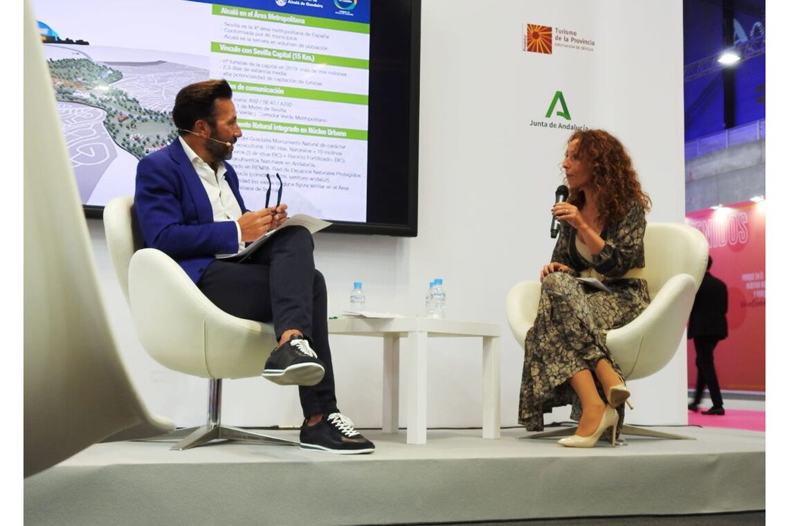 Alcalá de Guadaíra “enamora” en FITUR por la belleza de su Monumento Natural Riberas del Guadaíra