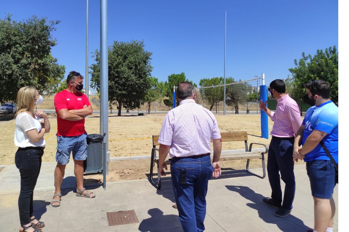 Lista la primera pista del Voley Playa en Alcalá