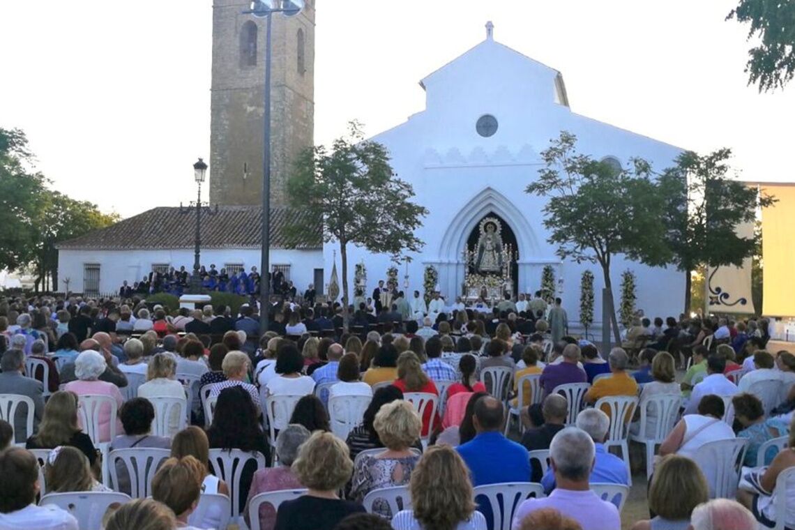 La Virgen del Águila presidirá su Función Principal desde el dintel del Santuario y en su paso de salida