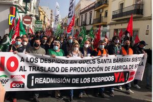 Manifestación en defensa del empleo y el mantenimiento de la actividad industrial