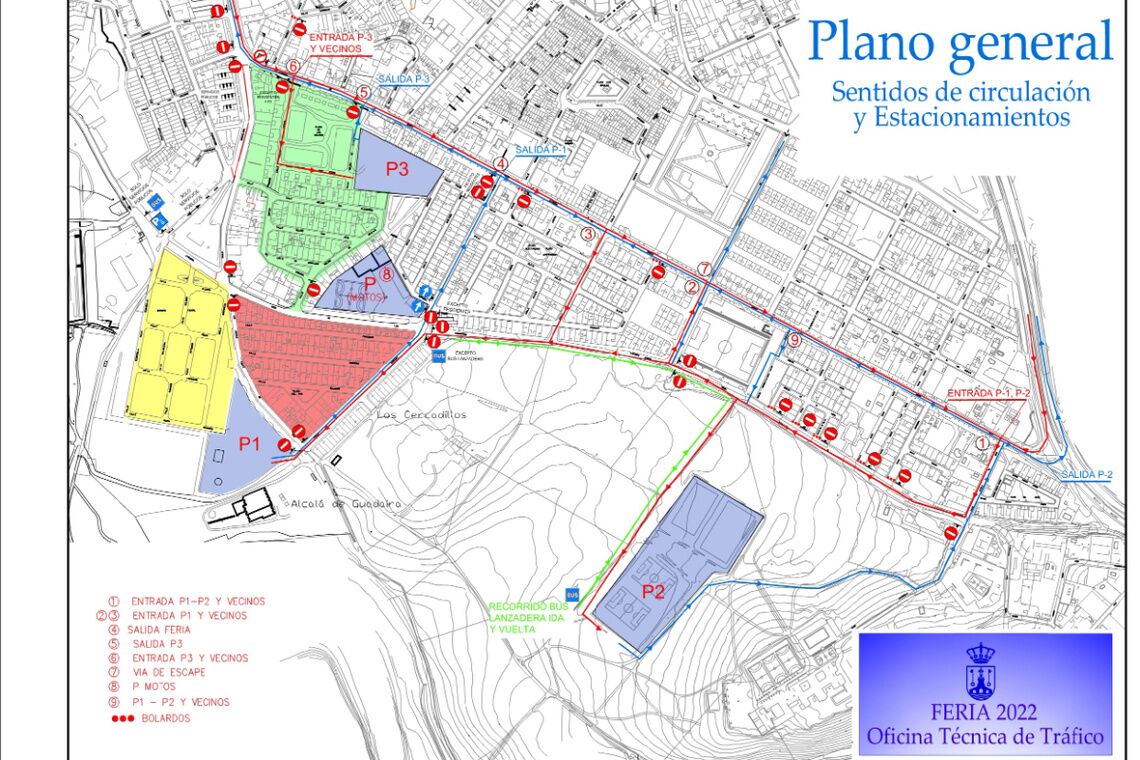 Dispuesto el Plan de Tráfico de Feria que se activará este miércoles 1 de junio a las 18 horas