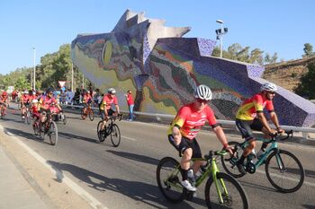 El movimiento Ultreya comienza su pedaleo solidario para visibilizar los pueblos de España que se van despoblando