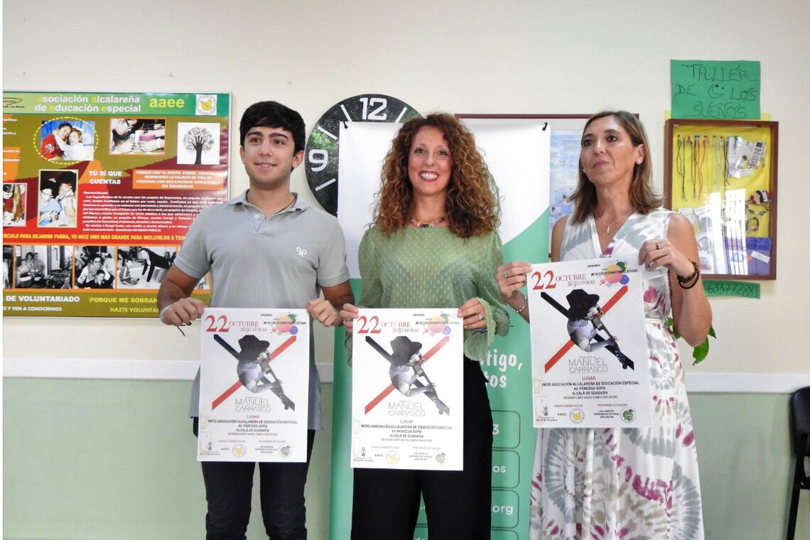 Este sábado 22 de octubre, concierto homenaje a Manuel Carrasco en colaboración con la AAEE