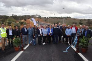 ​La alcaldesa de Alcalá inaugura el Vial Intermedio, pieza clave del  Plan de Movilidad Urbana