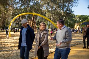 Nueva zona de juegos infantiles de diseño exclusivo que añade valor familiar al Monumento Natural Riberas del Guadaíra