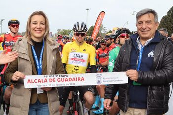 Fiesta deportiva de primer nivel con la salida de la 3º etapa de vuelta ciclista a Andalucía