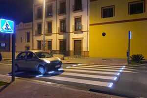 Alcalá incrementa los pasos de peatones inteligentes por la seguridad de viandantes y conductores