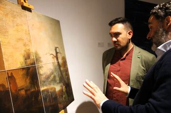 Actuaciones de conservación en algunas obras de la exposición  ‘Tiempo de Paisajes’  permiten observarlas con matices originales