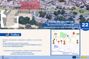 Las obras del aparcamiento plaza pública de Nicolás Alpériz comienzan el día 22 de enero