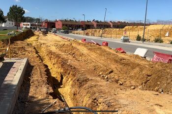 Avanzan las obras del ensanche de la calle Galeota en su conexión con Oromana Park y Campo Alegre