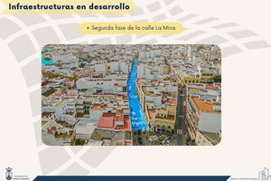 La Junta de Gobierno da luz verde  a la redacción del proyecto de la segunda fase de reurbanización de la calle La Mina