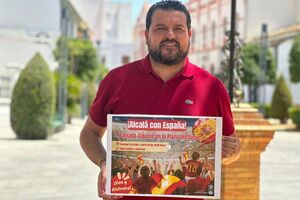 Pantalla gigante en Alcalá de Guadaíra para la final de la Eurocopa