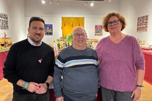 Exposición de pasos en miniatura de la Semana Santa alcalareña en la Casa de la Cultura