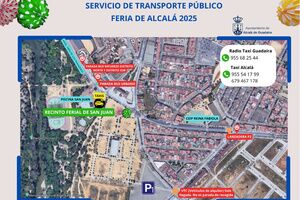 Alcalá refuerza los servicios de transporte público para la Feria 2025
