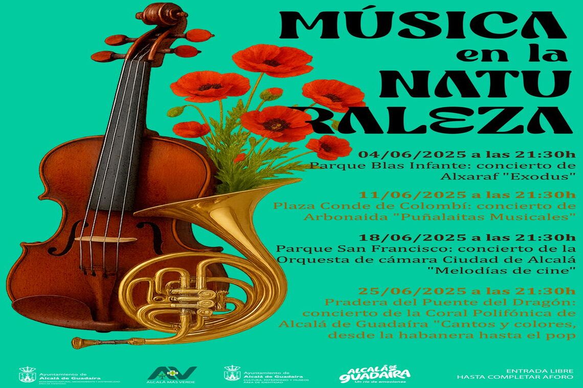 La Orquesta de Cámara de “Ciudad de Alcalá” ofrece el concierto “Melodías de Cine” en el Parque de San Francisco
