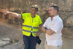 Comienzan los trabajos para dotar al Castillo de iluminación ornamental interior por primera vez en la historia