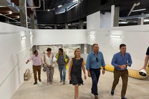 La ejecución de la obra de Nicolás Alpériz avanza a muy buen ritmo y se encuentra al 90% de ejecución