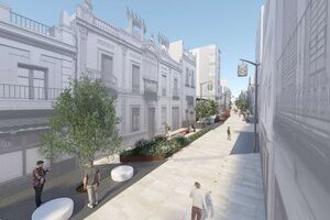 Las obras de la segunda fase de la calle La Mina y la Plaza del Cabildo se iniciarán en la segunda quincena de agosto