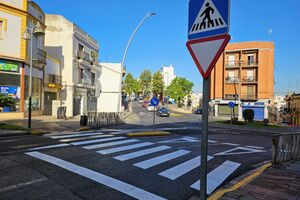 Campaña de pintado pasos de peatones por la ciudad