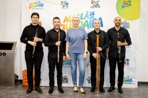 El Patio de la Harinera se llenó de la música francesa del siglo XX con el Cuarteto Ábrego