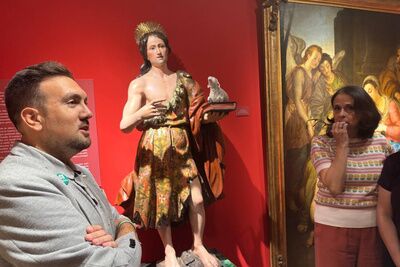 ​La talla del XVII de San Juan Bautista se une a las obras restauradas gracias a la subvención municipal para la conservación del patrimomio ​