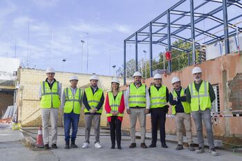 ​Las obras de ampliación de la Jefatura ​de Policía Local avanzan a buen ritmo