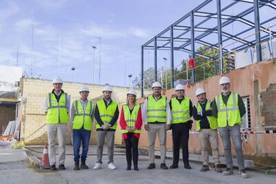 ​Las obras de ampliación de la Jefatura de Policía Local avanzan a buen ritmo