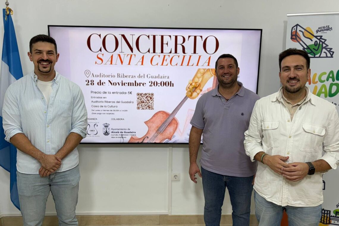 Concierto de Santa Cecilia, espectacular oportunidad de disfrutar de más de 160 años de dedicación a la Música en Alcalá