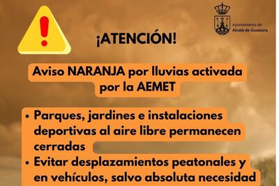 Aviso NARANJA por tormenta para el 15 de noviembre