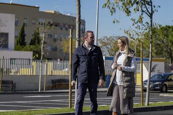 Finalizan las obras de la nueva zona verde y aparcamiento público en Puerta de Alcalá
