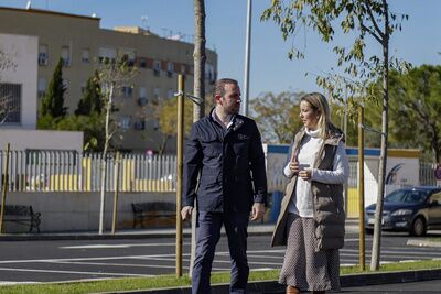 Finalizan las obras de la nueva zona verde y aparcamiento público en Puerta de Alcalá
