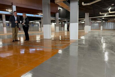​El próximo sábado entra en funcionamiento el nuevo aparcamiento junto a la Plaza del Duque