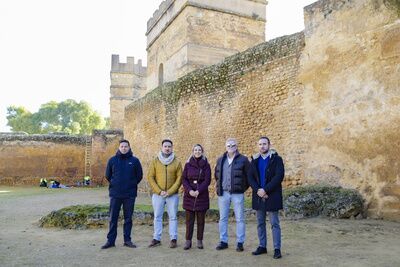 A punto de finalizar los trabajos para dotar al Castillo de iluminación ornamental interior por primera vez en la historia
